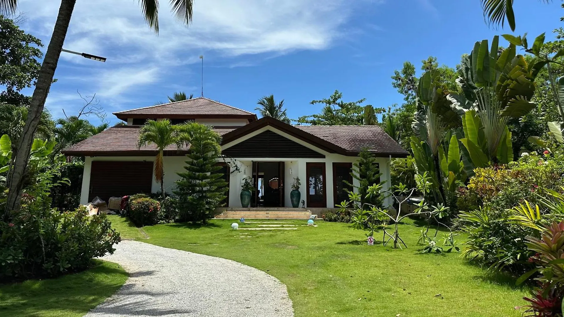 Apartamento Oceanfront Villa With Staff, Private Pool, Bbq Las Terrenas
